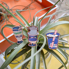 Load image into Gallery viewer, Photo of all three pins available now in the cosmic lineup!